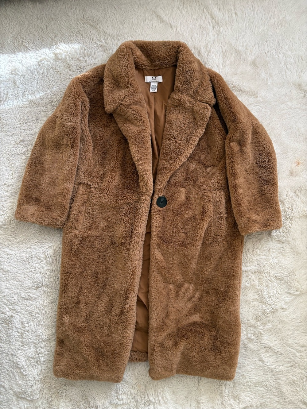 Cozy Brown Faux Fur Teddy Coat